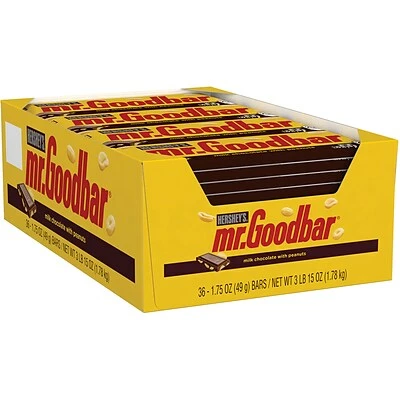 Promo โค๏ธ Candy & Chocolate MR. GOODBAR Milk Chocolate Bars, 1.75 Oz, 36 Count ๐ 3 Promo โค๏ธ Candy & Chocolate MR. GOODBAR Milk Chocolate Bars, 1.75 Oz, 36 Count ๐
