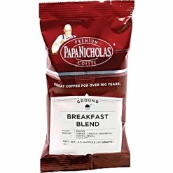 Budget 🎁 PAPANICHOLAS Papa Nicholas® Breakfast Blend Ground Coffee, Regular, 2.5 Oz., 18 Packets 💯