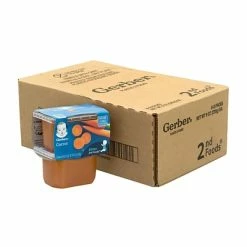 Wholesale 🔥 Gerber 2nd Foods Carrots Baby Food, 4 Oz, 2-Packs, 8 Count (307-00057) 👏