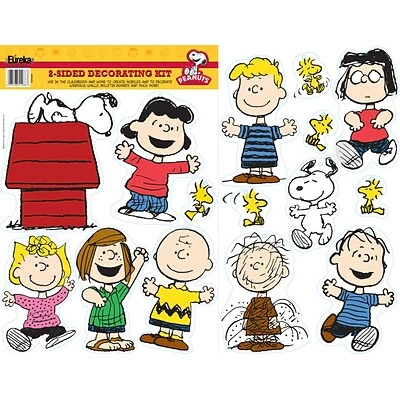 Brand new 🥰 Eureka Eureka Two-Sided Decorations Peanuts® Classic Characters 2-Sided Deco Kit 🔥 2 Brand new 🥰 Eureka Eureka Two-Sided Decorations Peanuts® Classic Characters 2-Sided Deco Kit 🔥