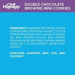 Best deal ✨ HighKey Double Chocolate Brownie Cookies, 2 Oz., 6 Ct (600-00273 ) 🤩 -Grocery shop unnamed file 3365