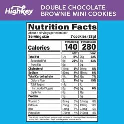 Best deal ✨ HighKey Double Chocolate Brownie Cookies, 2 Oz., 6 Ct (600-00273 ) 🤩 -Grocery shop unnamed file 3366