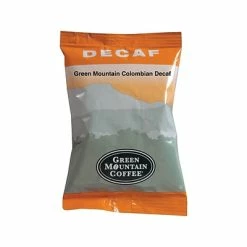 Hot Sale 🌟 Green Mountain Colombian Decaf Ground Coffee, Medium Roast, 50/Carton (5531) 🎁