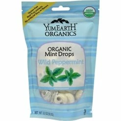 Wholesale ⌛ YumEarth 🍬 Candy & Chocolate Yummy Earth Organic 🍬 Candy Drops, Wild Peppermint, 3.3 Oz, 3/Pack ✔️