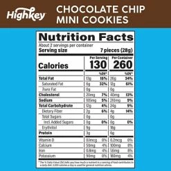 Cheap 🥰 HighKey Chocolate Chip Cookies, 2 Oz., 6 Ct ( 600-00270) 👍 -Grocery shop unnamed file 3444