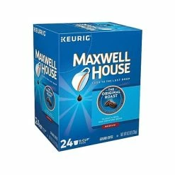 Flash Sale 😍 K-Cups Maxwell House Original Roast Coffee, Keurig K-Cup Pods, Medium Roast, 24/Box (5469) ⌛