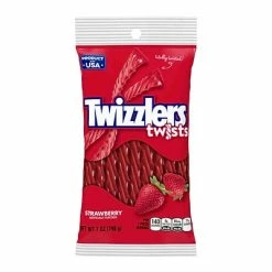 Hot Sale 🎉 Candy & Chocolate Twizzlers Strawberry Twists Licorice, 7 Oz, 12/Carton (HEC54402) ✨