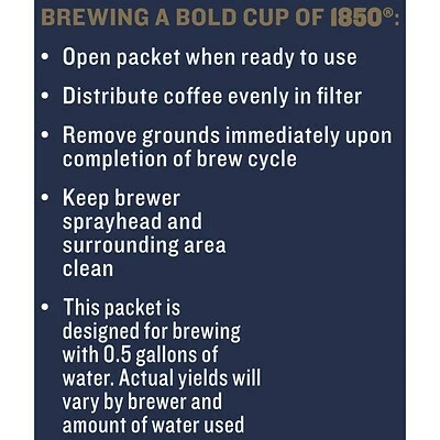 Cheapest ๐ 1850 Pioneer Blend Ground Coffee, Fraction Pack, Medium Roast, 2.5 Oz., 24/Carton (SMU21511) ๐ 7 Cheapest ๐ 1850 Pioneer Blend Ground Coffee, Fraction Pack, Medium Roast, 2.5 Oz., 24/Carton (SMU21511) ๐ - Image 5