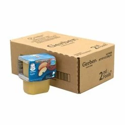 Coupon ๐ฅฐ GERBER 2nd Foods Apple Baby Food, 4 Oz, 2-Packs, 8 Count (307-00054) ๐