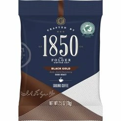 Buy 👏 1850 Black Gold Ground Coffee, Fraction Pack, Dark Roast, 2.5 Oz., 24/Carton (SMU02151) ✔️ -Grocery shop unnamed file 3516