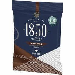 Buy 👏 1850 Black Gold Ground Coffee, Fraction Pack, Dark Roast, 2.5 Oz., 24/Carton (SMU02151) ✔️ -Grocery shop unnamed file 3517