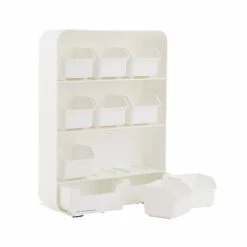 Best deal 💯 Tea Accessories Mind Reader 'Baggy' 9 Drawer Tea Bag And Accessory Holder, White (TBORG-WHT) 👍 -Grocery shop unnamed file 3530