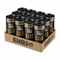 Discount 😀 BLK & Bold BLK & Bold Smoove Operator Unsweet Cold Brew Coffee, Dark Roast, 7.5 Oz., 12/Box (006-01-0001) 🤩