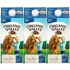 New 🎁 Organic Valley 2% Milk, 64 Oz., 3/Pack (307-00347) 😀