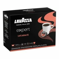 Buy 👏 Single Serve Cups & Pods Lavazza Expert Caffe Aroma Piu Roasted Cereals Coffee, Capsule, Medium Roast, 36/Box (1953001355) ✨