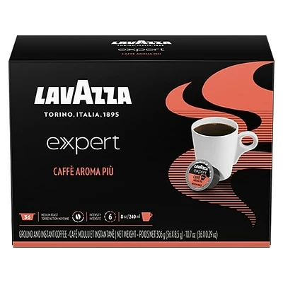 Buy 👏 Single Serve Cups & Pods Lavazza Expert Caffe Aroma Piu Roasted Cereals Coffee, Capsule, Medium Roast, 36/Box (1953001355) ✨ 3 Buy 👏 Single Serve Cups & Pods Lavazza Expert Caffe Aroma Piu Roasted Cereals Coffee, Capsule, Medium Roast, 36/Box (1953001355) ✨ - Image 2
