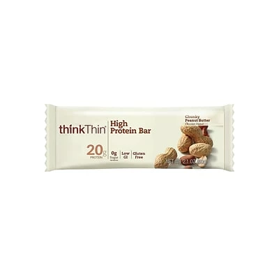 Hot Sale 🧨 Snack Bars ThinkThin High Protein Bars, Chunky Peanut Butter, 2.1 Oz., 10/Box (209-02477) ⌛ 1 Hot Sale 🧨 Snack Bars ThinkThin High Protein Bars, Chunky Peanut Butter, 2.1 Oz., 10/Box (209-02477) ⌛ -Grocery shop unnamed file 3626