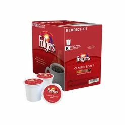 Top 10 🥰 K-Cups Folgers Classic Roast Coffee, Keurig® K-Cup® Pods, Medium Roast, 24/Box (6685) 😉