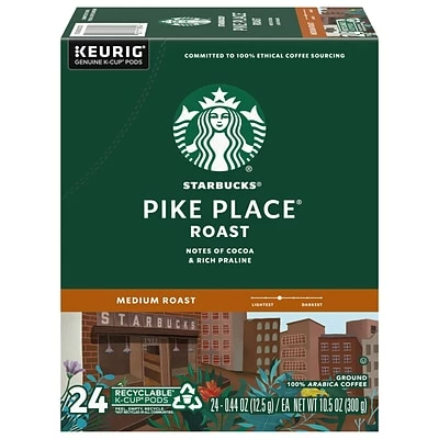 Top 10 🎁 K-Cups Starbucks Pike Place Coffee, Keurig® K-Cup®, Medium Roast, 24/Box (9572) 🎉 3 Top 10 🎁 K-Cups Starbucks Pike Place Coffee, Keurig® K-Cup®, Medium Roast, 24/Box (9572) 🎉