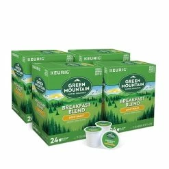 Cheapest 🔥 K-Cups Green Mountain Breakfast Blend Coffee, Keurig® K-Cup® Pods, Light Roast, 96/Carton (6520) 👍
