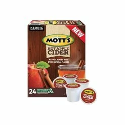 Flash Sale ⌛ K-Cups Mott's Hot Apple Cider Keurig® K-Cup® Pods, 24/Box (386040) 👍