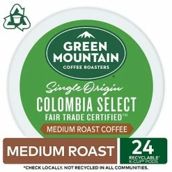 New 😀 K-Cups Green Mountain Colombia Select Coffee, Keurig K-Cup Pods, Medium Roast, 24/Box (6003) 😉 -Grocery shop unnamed file 438
