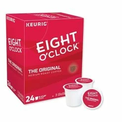 Coupon 🥰 K-Cups Eight O'Clock Original Blend Coffee, Keurig® K-Cup® Pods, Medium Roast, 24/Box (6405) 🔥
