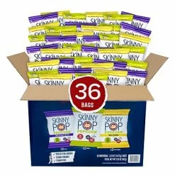 Outlet 💯 Popcorn Skinny Pop Variety Snack Pack, 36/Pack (220-01049) ⌛