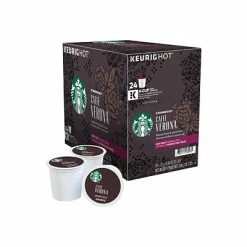 Outlet 😉 K-Cups Starbucks Caffe Verona Coffee, Keurig® K-Cup® Pods, Dark Roast, 96/Carton (09576) 🌟 -Grocery shop unnamed file 517