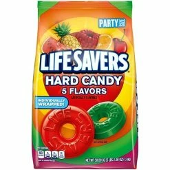 Outlet ๐คฉ LifeSavers Gum & Mints LIFE SAVERS 5 Flavors Hard ๐ฌ Candy, Party Size, 50 Oz Bulk ๐ฌ Candy Bag (WMW28098) ๐