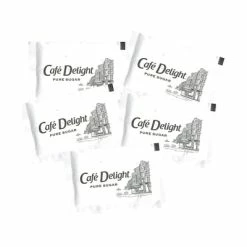 Wholesale 👏 Sugar & Sweeteners Cafe Delight Sugar, 1000 Packets/Carton (SUG45470) 🌟