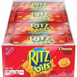 Budget 👍 Crackers Nabisco Ritz Bits Cheese Cracker Sandwiches, 1 Oz, 12/Pack (GEN00091) 💯