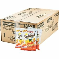 Cheapest 🧨 Pepperidge Farm Goldfish Crackers, Cheddar, 1.5 Oz., 72/Carton (13539) 🛒 -Grocery shop unnamed file 560