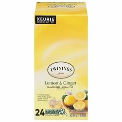 Top 10 ❤️ K-Cups Twinings Of London Lemon & Ginger Herbal Tea, Keurig K-Cup Pods, 24/Box (F11019) 🌟