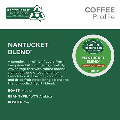 Deals ✨ K-Cups Green Mountain Nantucket Blend Coffee, Keurig® K-Cup® Pods, Medium Roast, 24/Box (6663) ⭐ 11 Deals ✨ K-Cups Green Mountain Nantucket Blend Coffee, Keurig® K-Cup® Pods, Medium Roast, 24/Box (6663) ⭐ - Image 9