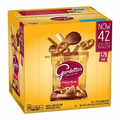 Cheapest 🎁 Snacks Gardetto's Original Club 1.75 Ounce Bags, Pack Of 42 (GEM49448) 🔔