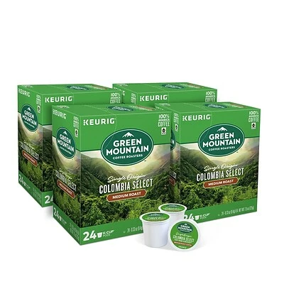Deals 🧨 K-Cups Green Mountain Colombia Select Coffee, Keurig® K-Cup® Pods, Medium Roast, 96/Carton (6003) 🎉 3 Deals 🧨 K-Cups Green Mountain Colombia Select Coffee, Keurig® K-Cup® Pods, Medium Roast, 96/Carton (6003) 🎉