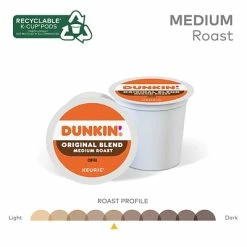 Flash Sale ❤️ K-Cups Dunkin' Donuts Original Blend Coffee, Keurig® K-Cup® Pods, Medium Roast, 22/Box (400845) 👏 -Grocery shop unnamed file 617