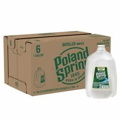 Outlet ๐ Poland Spring Distilled Water, 1-Gallon Plastic Jug, 6/Carton (12220247) ๐