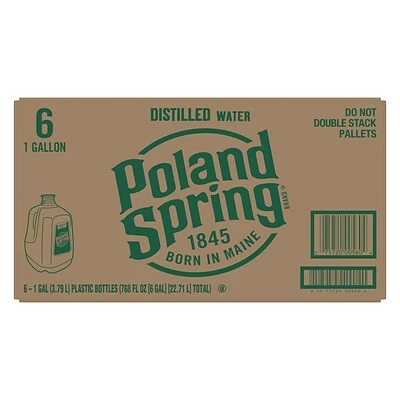 Outlet ๐ Poland Spring Distilled Water, 1-Gallon Plastic Jug, 6/Carton (12220247) ๐ 6 Outlet ๐ Poland Spring Distilled Water, 1-Gallon Plastic Jug, 6/Carton (12220247) ๐ - Image 4