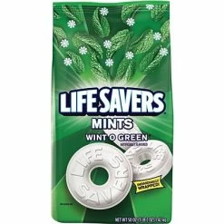 New 🧨 Gum & Mints Lifesavers® Wint-O-Green, 50 Oz. Bag 😀