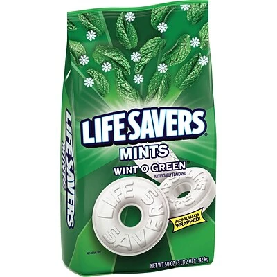 New 🧨 Gum & Mints Lifesavers® Wint-O-Green, 50 Oz. Bag 😀 4 New 🧨 Gum & Mints Lifesavers® Wint-O-Green, 50 Oz. Bag 😀 - Image 2