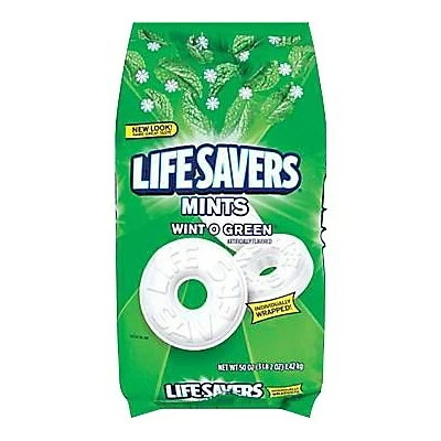 New 🧨 Gum & Mints Lifesavers® Wint-O-Green, 50 Oz. Bag 😀 6 New 🧨 Gum & Mints Lifesavers® Wint-O-Green, 50 Oz. Bag 😀 - Image 4