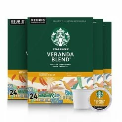 Hot Sale 🌟 K-Cups Starbucks Veranda Blend Coffee, Keurig® K-Cup® Pods, Light Roast, 96/Carton (9577) 😀