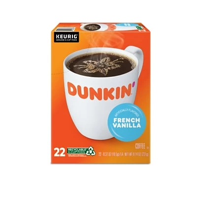Hot Sale 🥰 K-Cups Dunkin' Donuts French Vanilla Coffee, Keurig® K-Cup® Pods, Medium Roast, 22/Box (400847) 😉 5 Hot Sale 🥰 K-Cups Dunkin' Donuts French Vanilla Coffee, Keurig® K-Cup® Pods, Medium Roast, 22/Box (400847) 😉 - Image 3