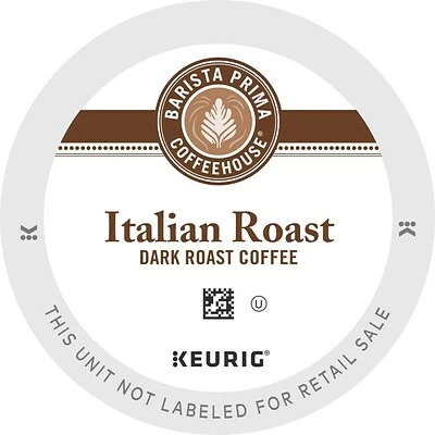 Budget 👏 K-Cups Barista Prima Italian Roast Coffee, Keurig® K-Cup® Pods, Dark Roast, 24/Box (6614) 🎁 4 Budget 👏 K-Cups Barista Prima Italian Roast Coffee, Keurig® K-Cup® Pods, Dark Roast, 24/Box (6614) 🎁 - Image 2