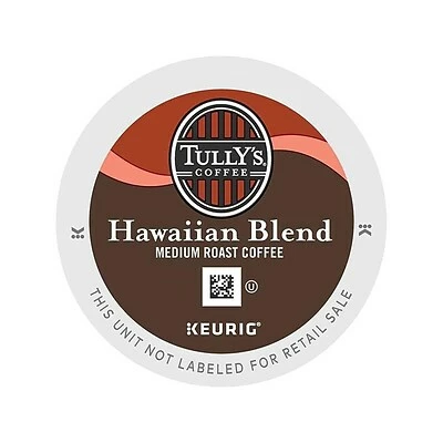 Buy ⭐ Tully's K-Cups Tullys Hawaiian Blend Coffee, Keurig K-Cup Pods, Medium Roast, 24/Box (6606) 🔥 3 Buy ⭐ Tully's K-Cups Tullys Hawaiian Blend Coffee, Keurig K-Cup Pods, Medium Roast, 24/Box (6606) 🔥