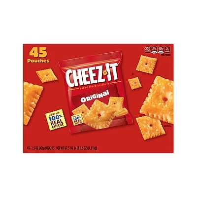 Top 10 ๐คฉ Cheez-It Crackers, Original, 1.5 Oz., 45/Carton (71717) ๐ 5 Top 10 ๐คฉ Cheez-It Crackers, Original, 1.5 Oz., 45/Carton (71717) ๐ - Image 3