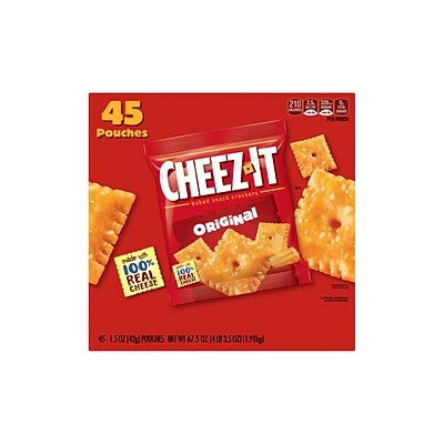 Top 10 ๐คฉ Cheez-It Crackers, Original, 1.5 Oz., 45/Carton (71717) ๐ 6 Top 10 ๐คฉ Cheez-It Crackers, Original, 1.5 Oz., 45/Carton (71717) ๐ - Image 4