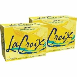 Coupon 😉 Water & Beverages LaCroix Lemon Sparkling Water, 12 Oz., 24/Carton (NAV40130) 🥰